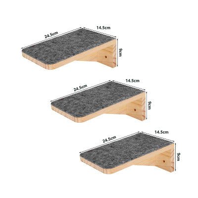 Arbre Ă chat mural / Personnalisable - lot de 3 marches