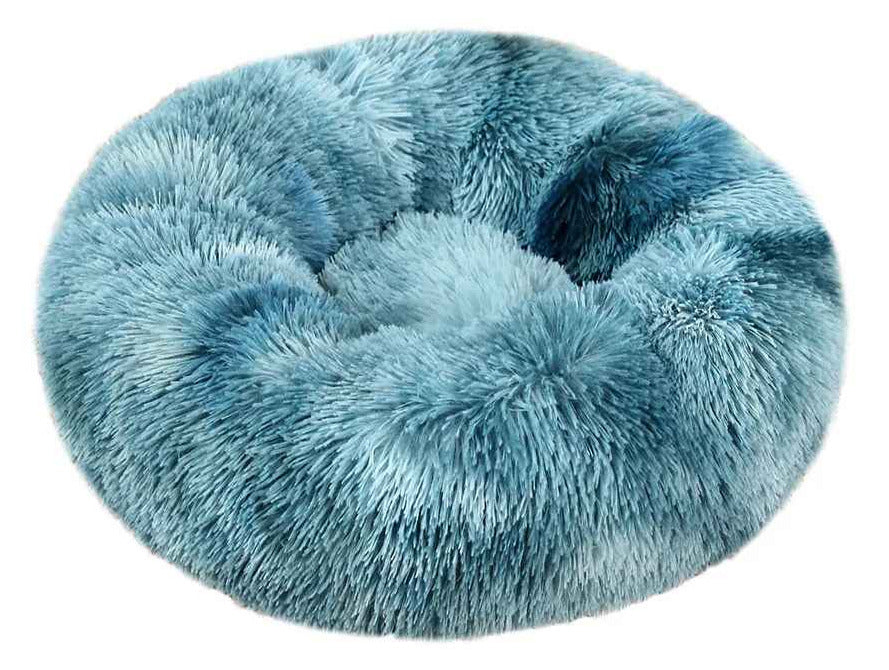 dégradé vert lit rond forme donut pour chat