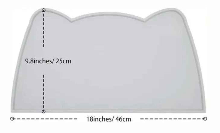 dimensions tapis alimentation chat