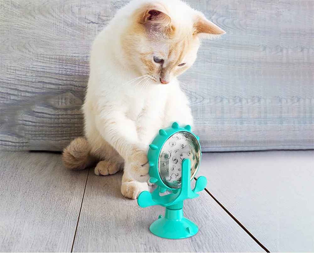 Distributeur Jouet de croquettes pour chat - Grande roue - Chat - Mellow