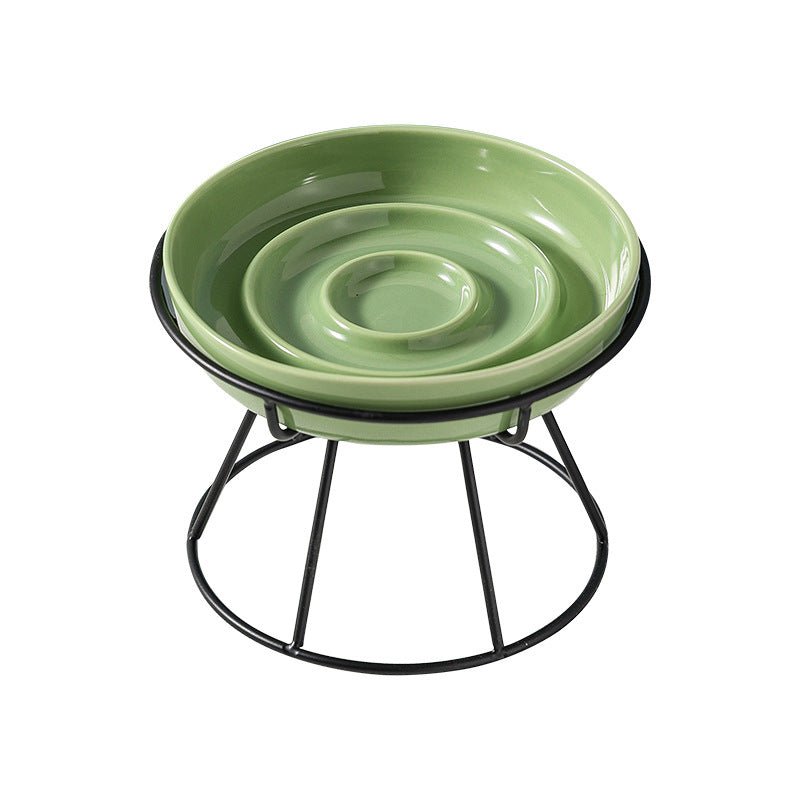 Gamelle anti glouton chat Céramique Spirale - Chat - Mellow