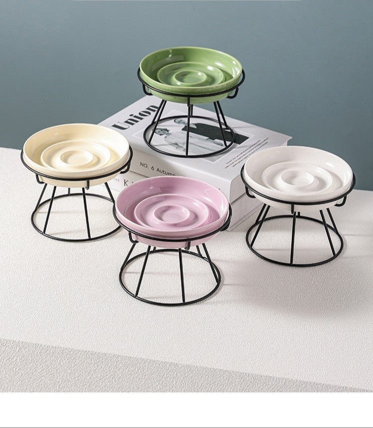 Gamelle anti glouton chat Céramique Spirale - Chat - Mellow