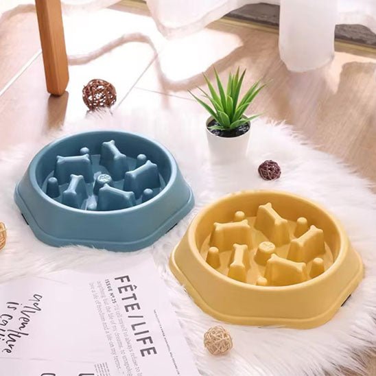 Gamelle anti glouton chat - Forme os - Chat - Mellow