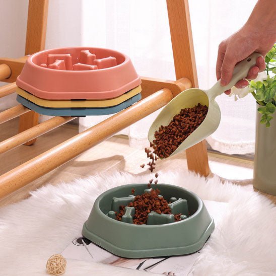 Gamelle anti glouton chat - Forme os - Chat - Mellow