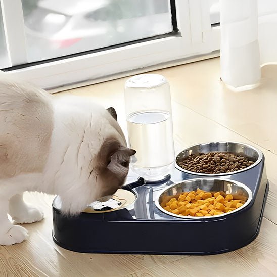Gamelle chat en forme Triangle - Chat - Mellow