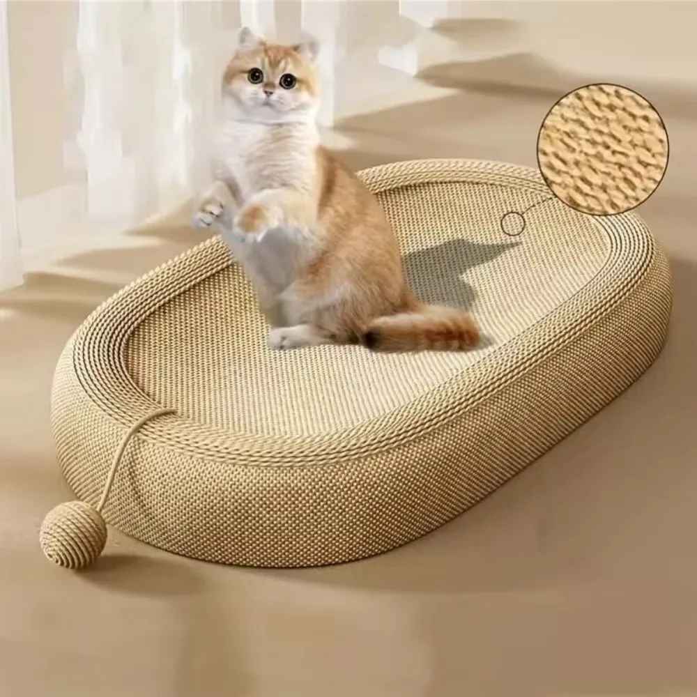 Griffoir lit chat de forme ovale - Chat - Mellow