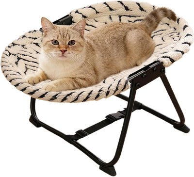 hamac chat sur pied | Lit de Camp Pliable - Chat - Mellow