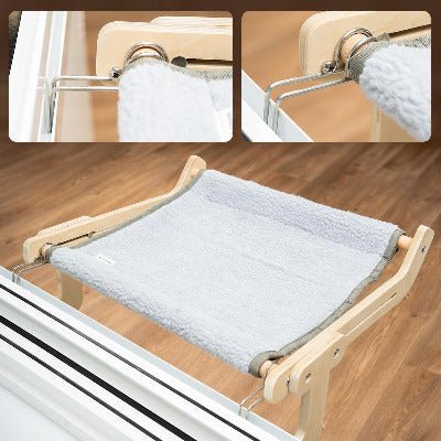 Hamac pour chat / Design bois - Chat-Mellow