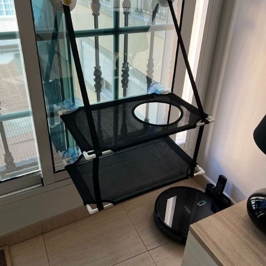 hamac chat fenetre double