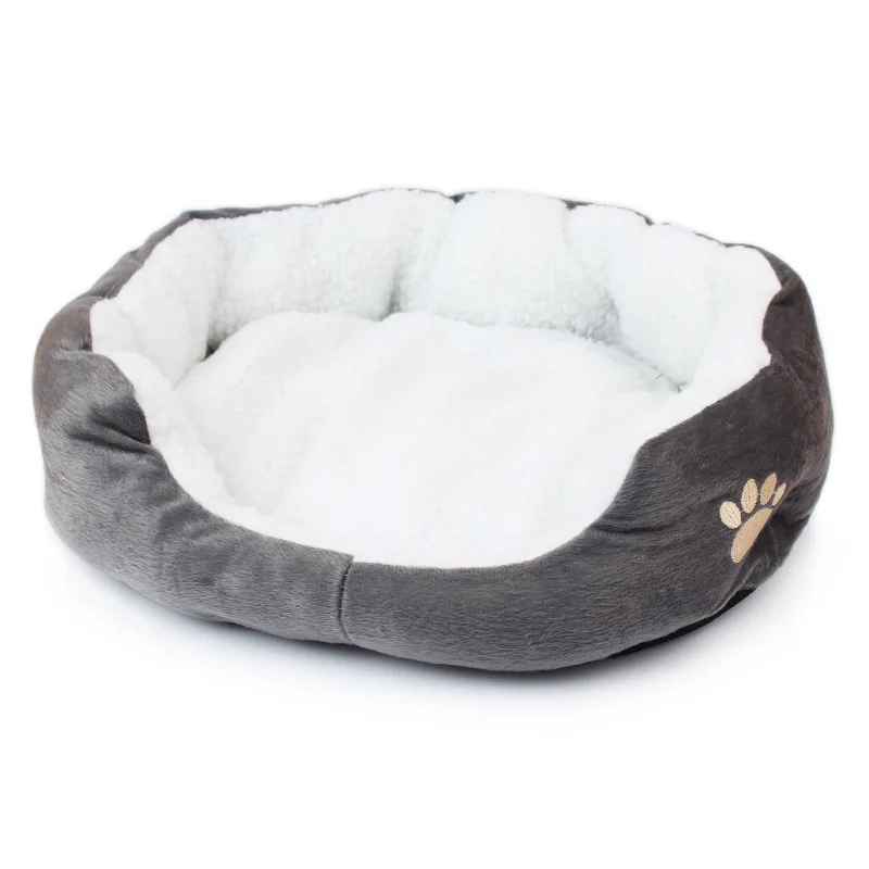 panier corbeille a chat gris