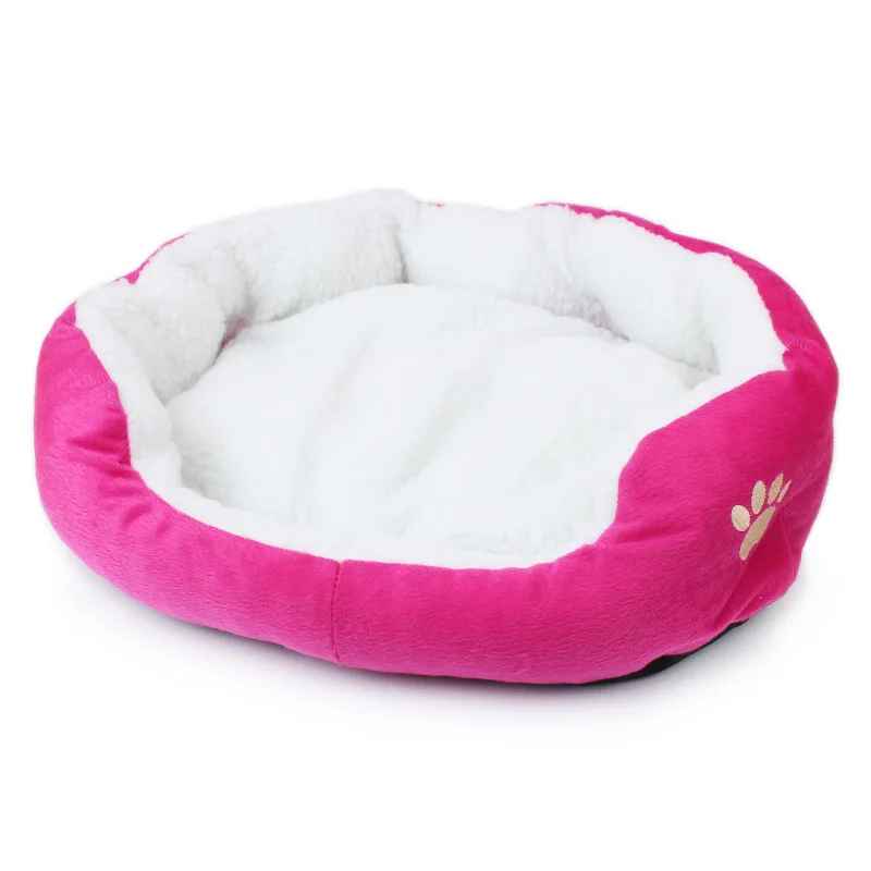 panier corbeille a chat rose