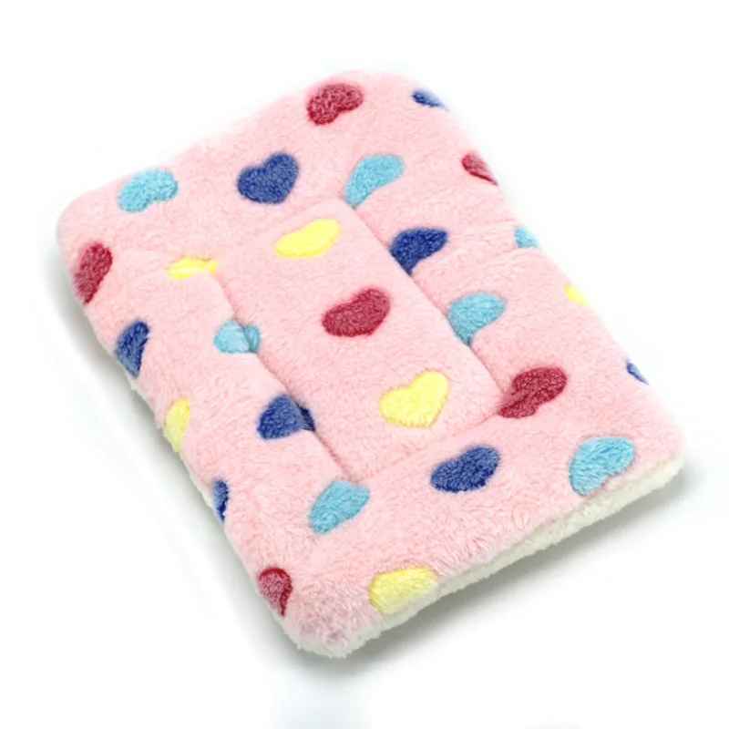 rose coeur tapis de lit pour chat