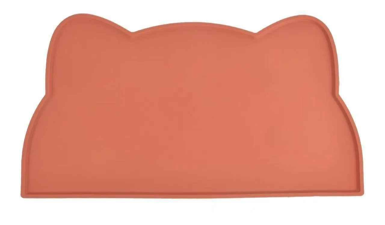 tapis alimentation chat orange