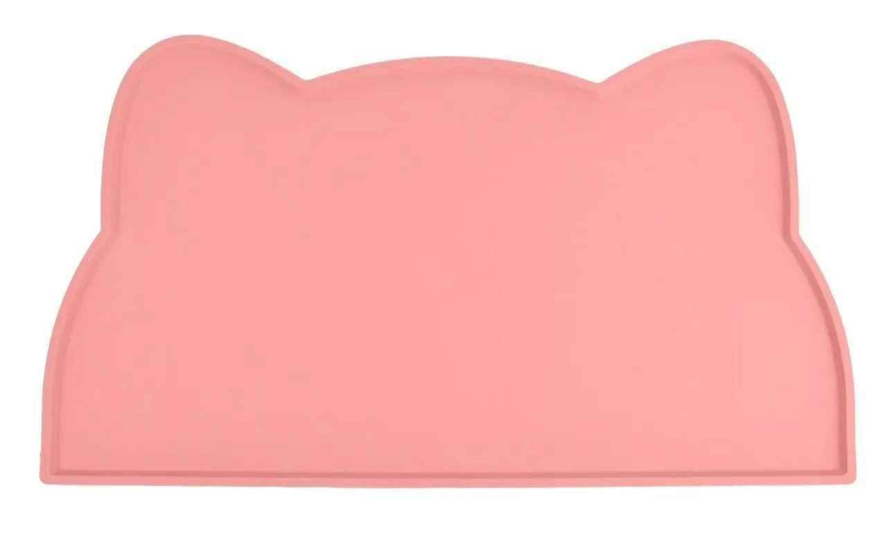tapis alimentation chat rose