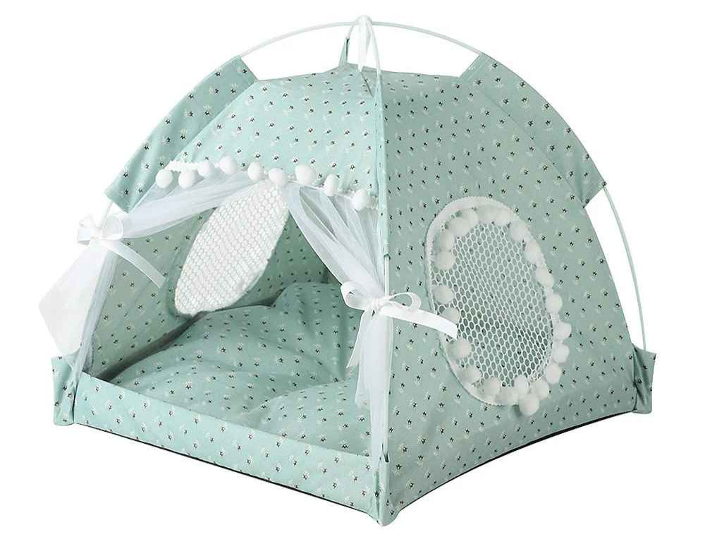 vert tente pour chats
