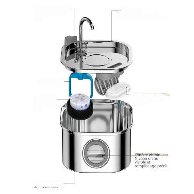 accessoires de la Fontaine a eau chat - Avec Hublot 