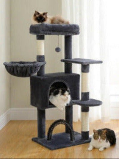 Arbre a chat petit | Multi - niveaux Élégant 106cm bleu