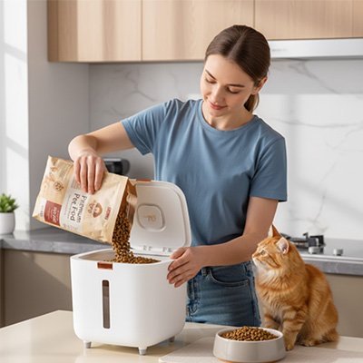 Boite à croquettes pour Chat | Design Fresh - Chat - Mellow