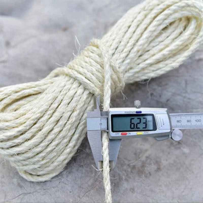 Corde pour arbre à chat et/ou griffoir | Sisal Naturel Premium - diamètre