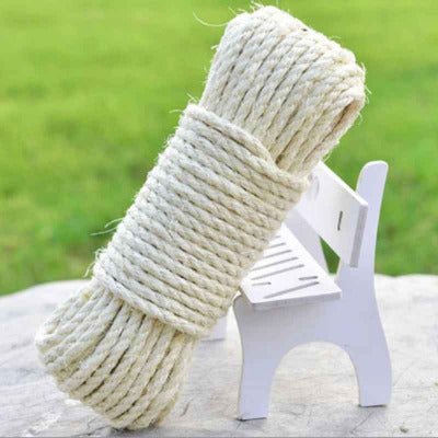 Corde pour arbre à chat et/ou griffoir | Sisal Naturel Premium enroulée
