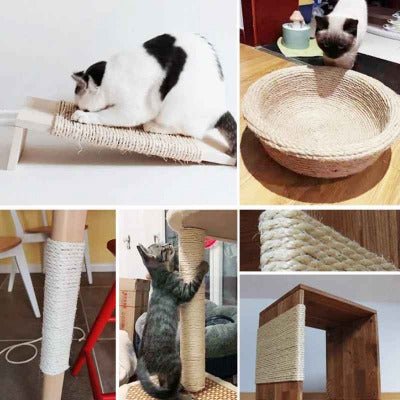 Corde pour arbre à chat et/ou griffoir | Sisal Naturel Premium plusieurs utilisations