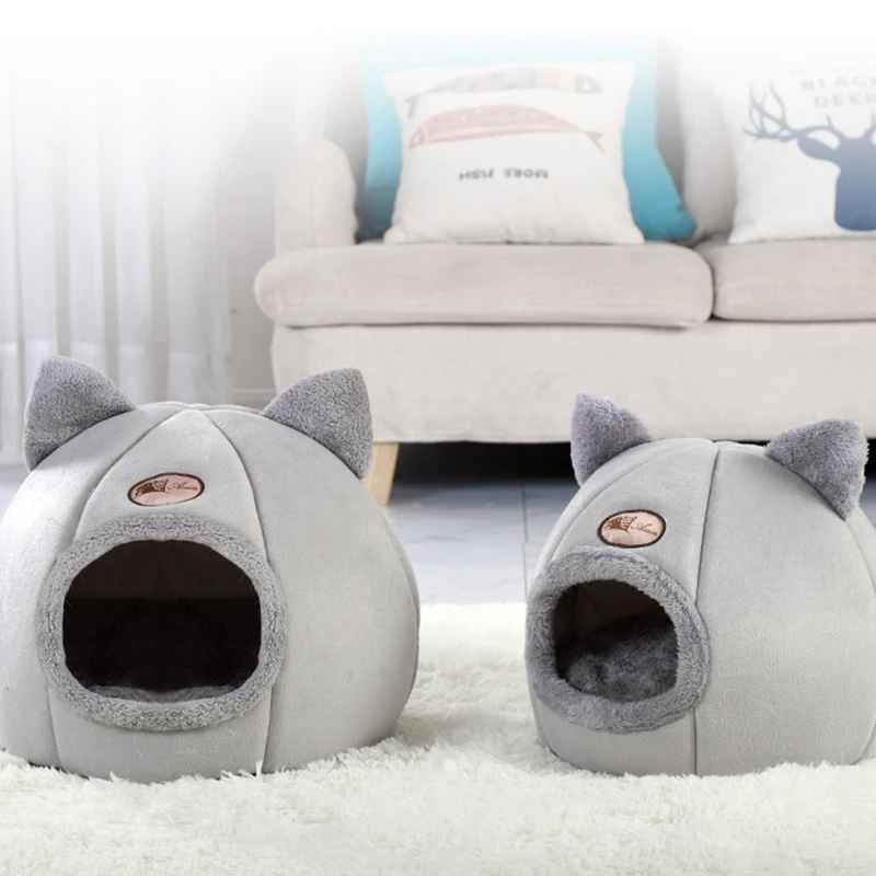 deux niches chat tailles differentes