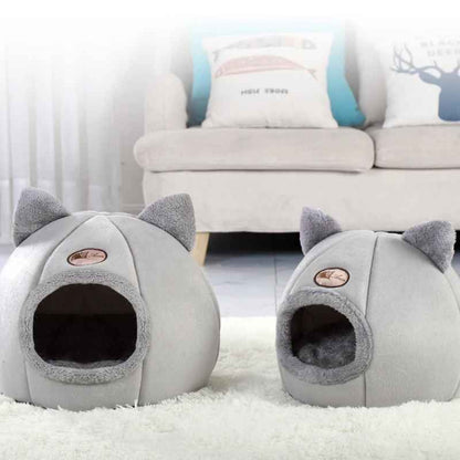 deux niches chat tailles differentes