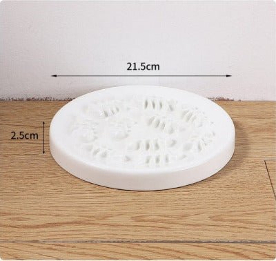 dimensions de la Gamelle anti glouton céramique chat surélevée 