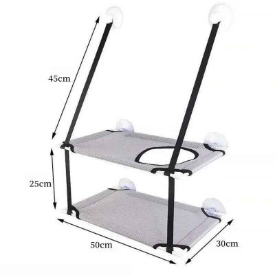 dimensions du hamac chat fenêtre double