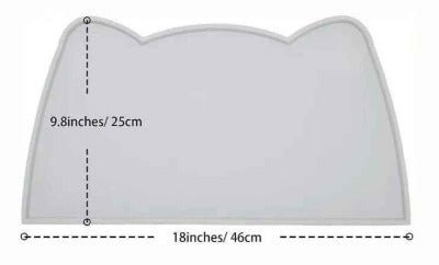 dimensions du Tapis d'alimentation pour chat 