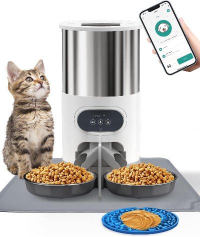 Distributeur automatique croquettes chat | ProgramTiming - Chat - Mellow