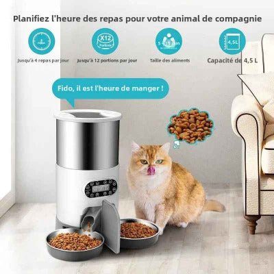 Distributeur automatique croquettes chat | ProgramTiming - Chat - Mellow