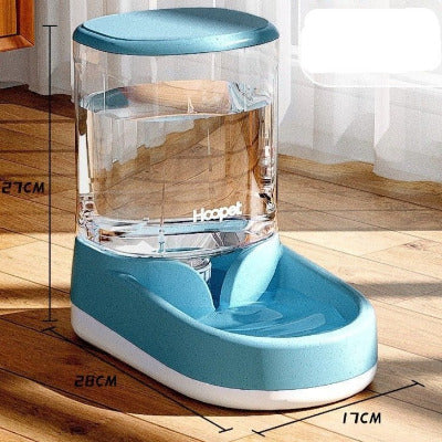 Distributeur automatique d'eau pour chat bleu