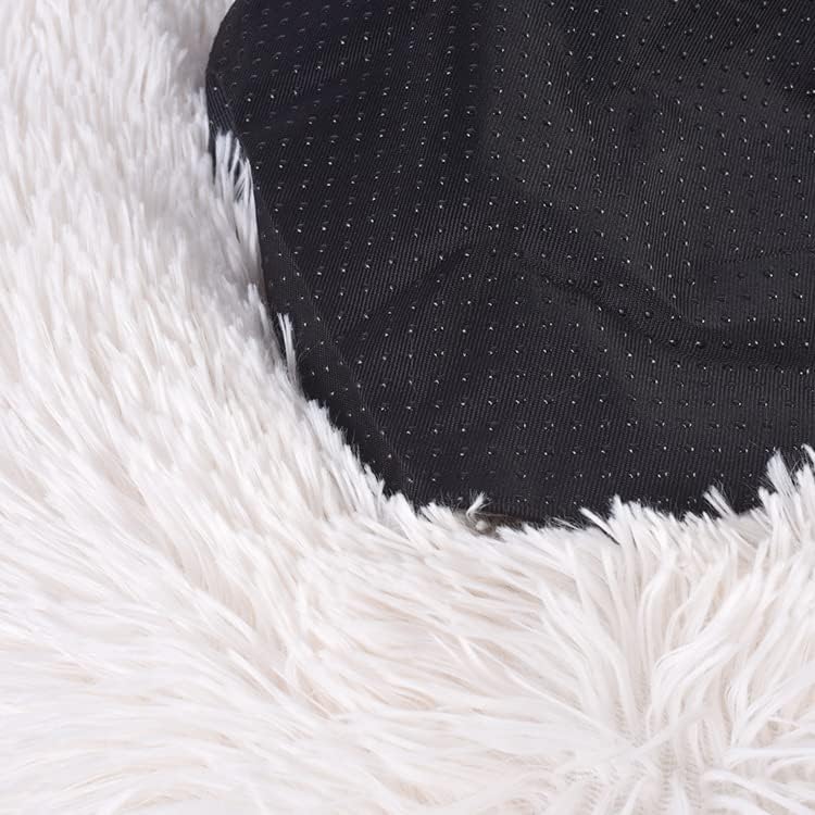 fond antidérapant du lit rond forme donut pour chat