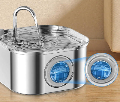 Fontaine a eau chat - Avec Hublot 