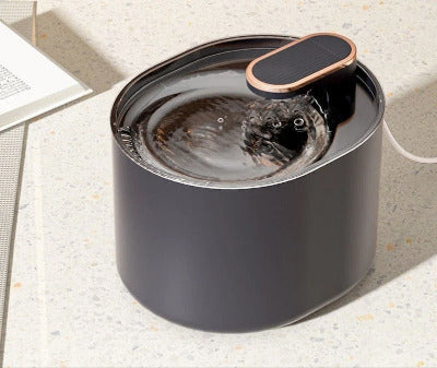 Fontaine a eau chat - Rotative noire