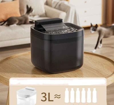 Fontaine eau chat | Filtration Continue - Chat - Mellow