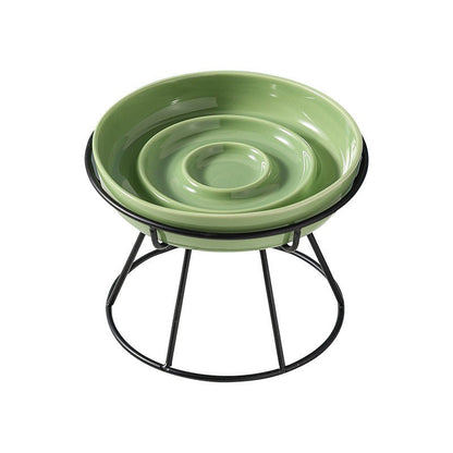 Gamelle anti glouton chat Céramique Spirale - Chat - Mellow