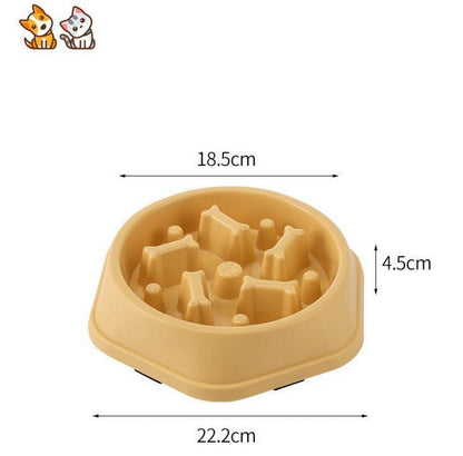 Gamelle anti glouton chat - Forme os - Chat - Mellow