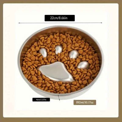 Gamelle anti glouton chat | Slow Eat - patte