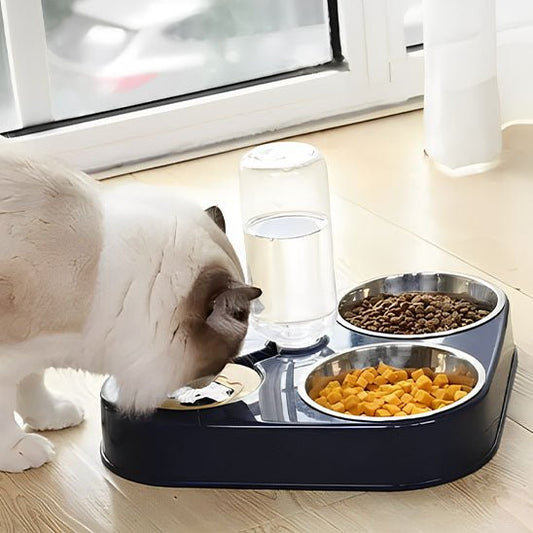 Gamelle chat en forme Triangle - Chat - Mellow