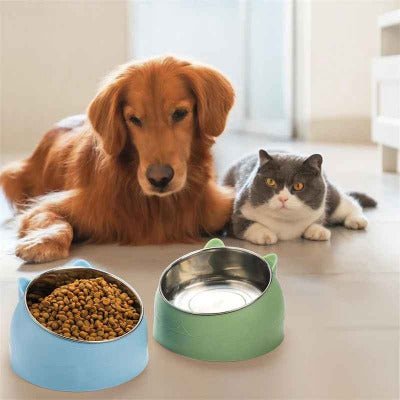 Gamelle chat | Oreilles de chat inclinaison à 15° - pour chat et chien
