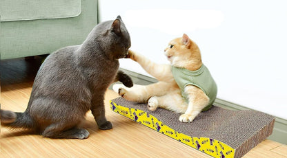 Griffoir en carton pour chat réversible - Chat - Mellow