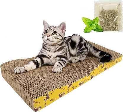 Griffoir en carton pour chat réversible - Chat - Mellow