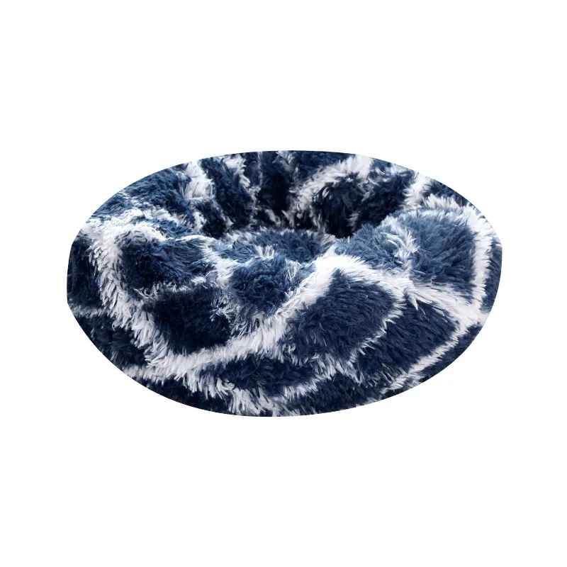 grillage blanc marine lit rond forme donut pour chat