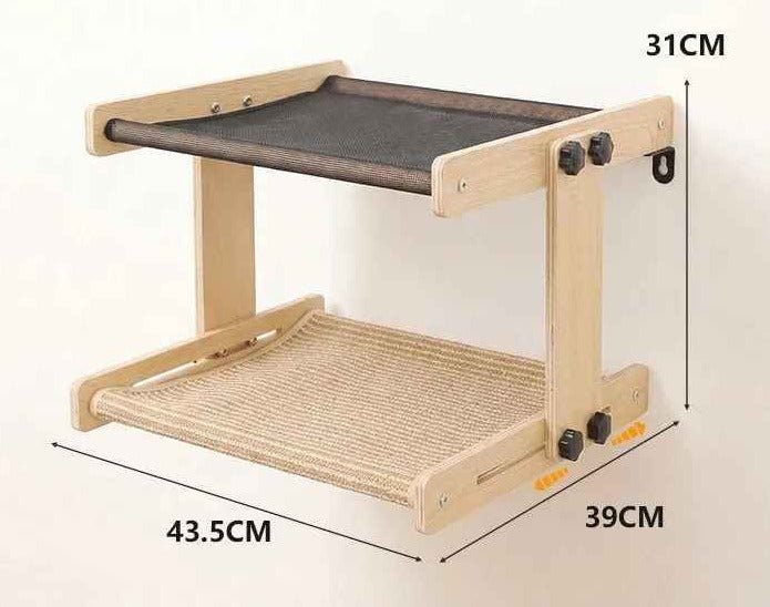 Hamac a chat | Bois Suspendu - Chat - Mellow