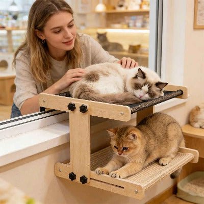 Hamac a chat | Bois Suspendu - Chat - Mellow