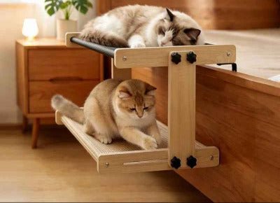 Hamac a chat | Bois Suspendu - Chat - Mellow