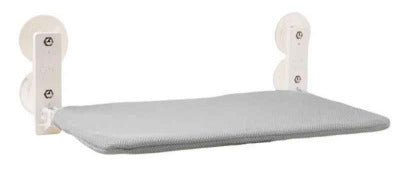 Hamac chat fenêtre ventouse ou mural, perchoir lit pliable gris