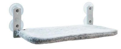 Hamac chat fenêtre ventouse ou mural, perchoir lit pliable peluche